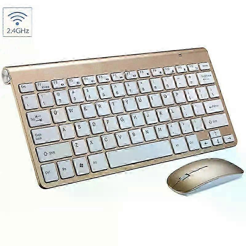 Mini Wireless Bluetooth Keyboard And Mouse Set 2.4GHZ 3A Battery-powered 1200 DPI Ultra-thin Gaming Keyboard For Apple Huawei PC
