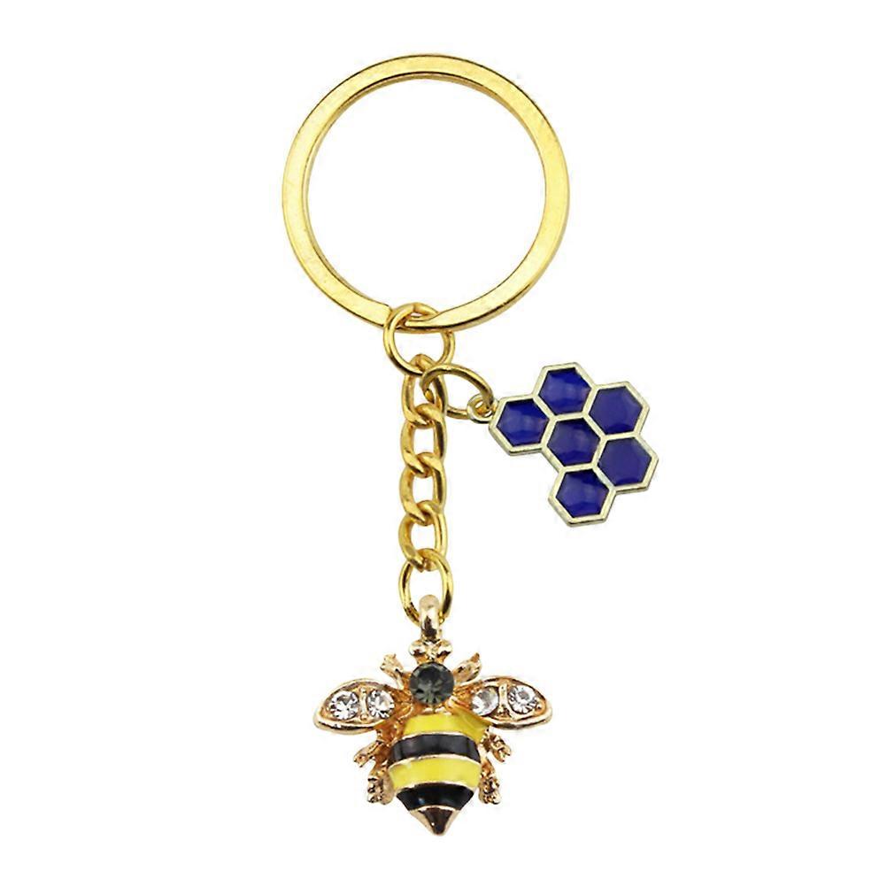 Hanging Ornament Alloy Bee Key Pendant For Everyday Use And Outdoor Activities Made Of Alloy For 1Set