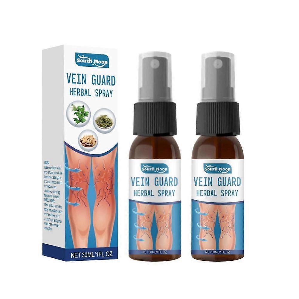 VeinGuard 草本喷雾,专业腿部静脉曲张治疗喷雾 30ml/1Oz