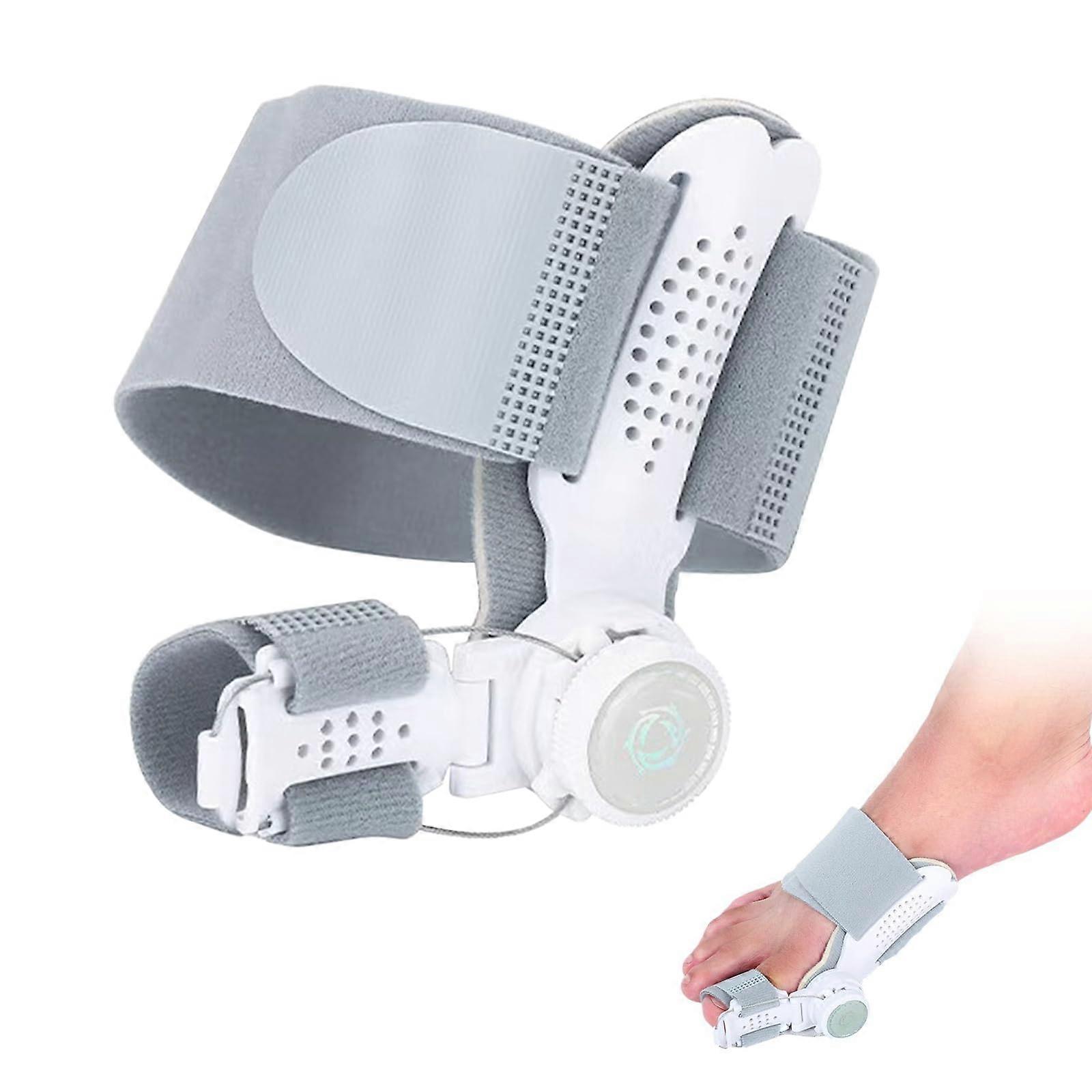Hallux Valgus Correction Adjustable Splint 90 Degree Orthopaedic Button Left And Right Foot Fixation Plate With Toe Separator