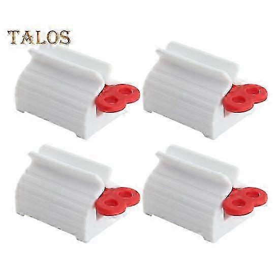 4Pcs Rolling Toothpaste Squeezer Sturdy Construction Compact Design Portable Easy to Use Manual Toothpaste Tube Squeezer