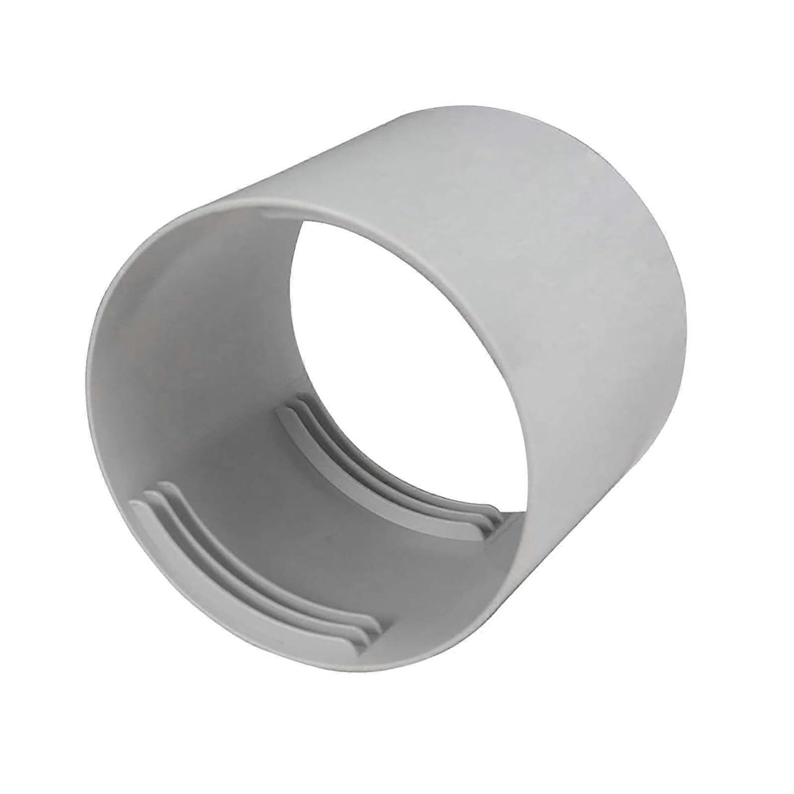 Portable Air Conditioner Hose Coupler 5.9" Diameter Exhaust Vent Connector for AC with Clockwise Counter Clockwise Threads, White, 12X12cm