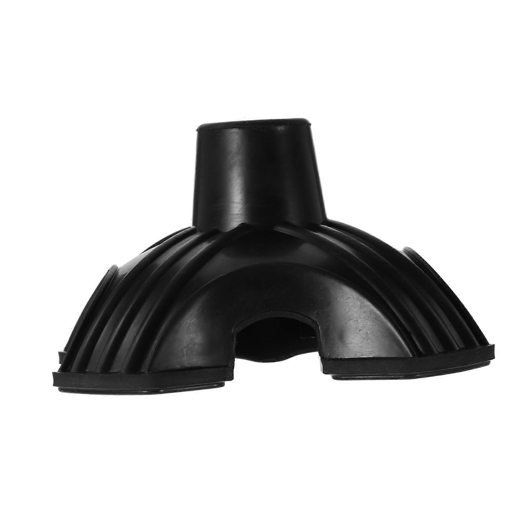Nonslip Prong Rubber Foot for Walking Sticks and Crutches SelfStanding Base