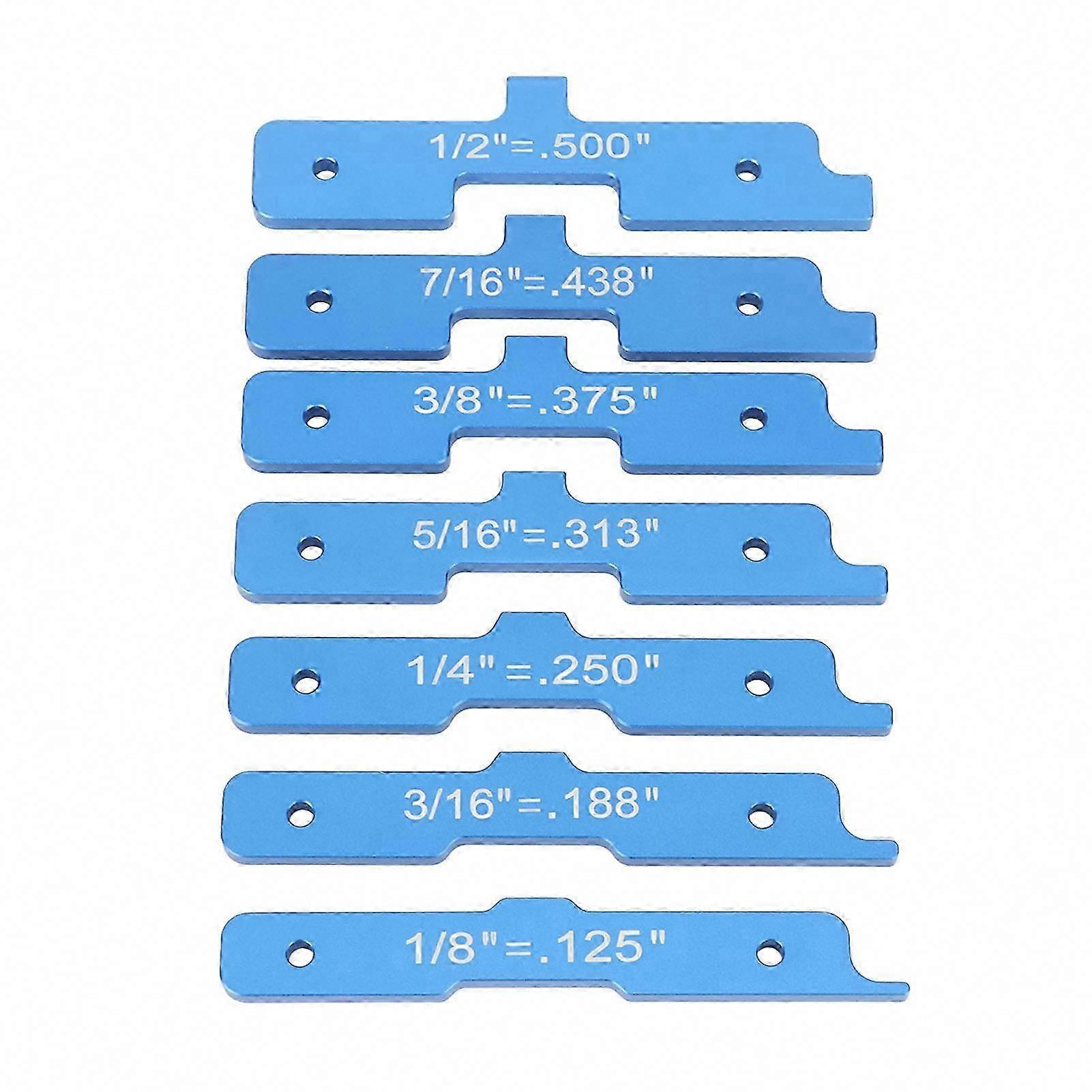 Router Table Setup Bars Wood Cutter Measuring Block Alloy Steel Setup Blocks for Carpenter Construction DIY Handyman