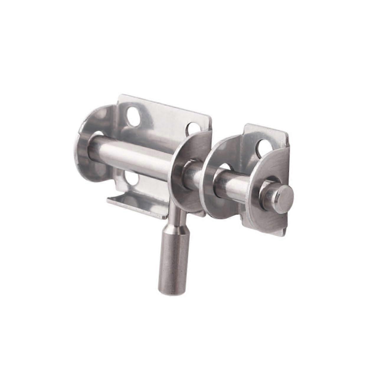Security door bolts with antitheft locking, thickened door and window fittings for bedroom, silver