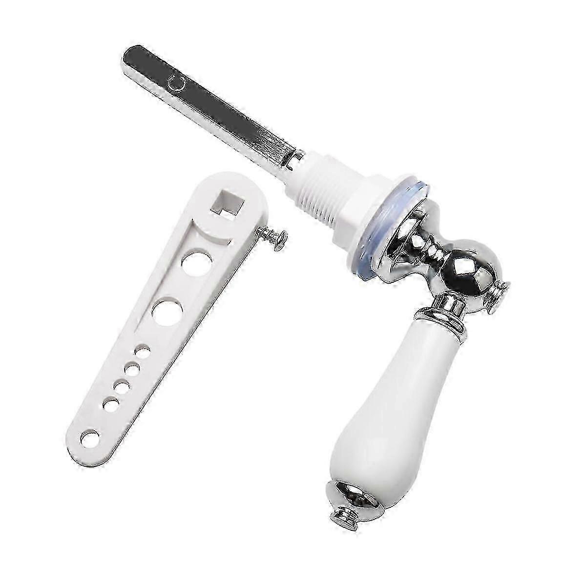 Ceramic Toilet Flush Handle, Toilet Handles Flush Lever Traditional Victorian Style Toilet Handle Replacement Kit Edition 0816