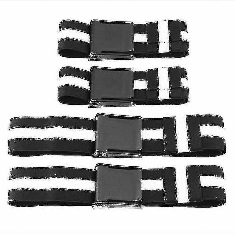 Set of 4 Resistance Bands for Muscle Training and Blood Flow Restriction