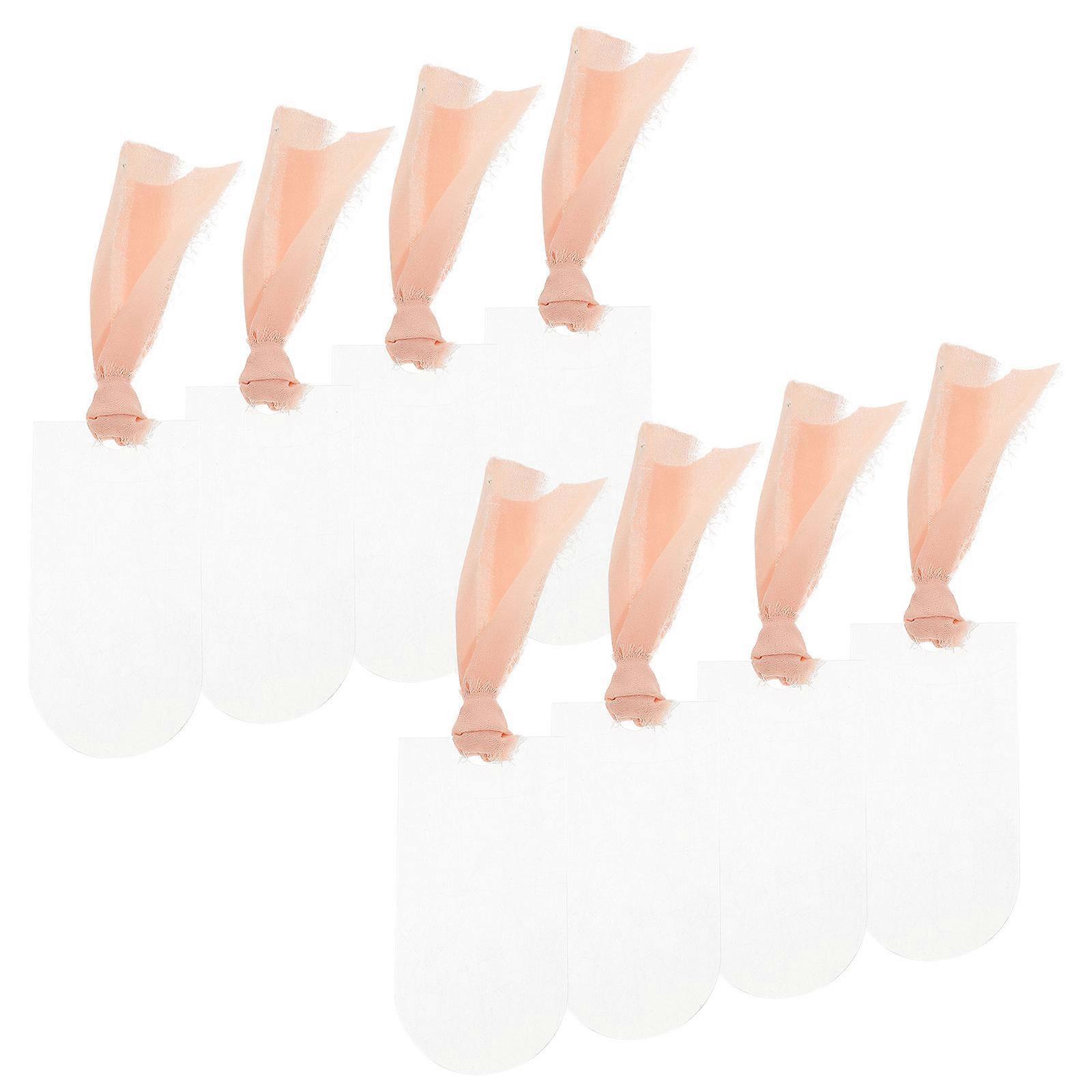 10pcs Hanging Reserved Signs Ribbon Arch Cards for DIY Guest Name Labels