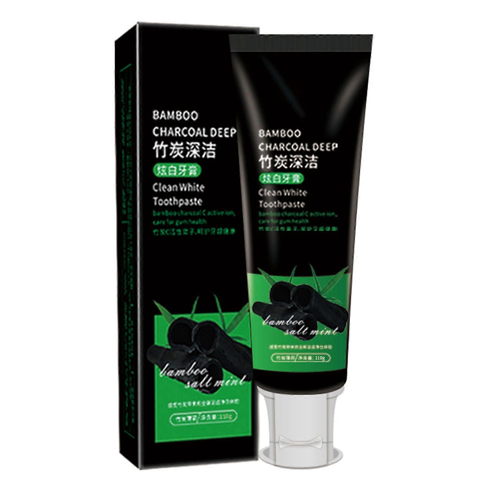 Bamboo Charcoal Tooth Whitening Toothpaste Natural Whitening Deep Cleansing Stain Removal Fresh-Breath Paste