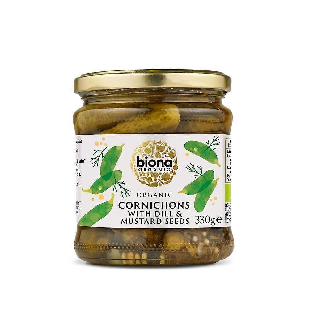 Biona Organic Cornichons 330g - 4 Pack