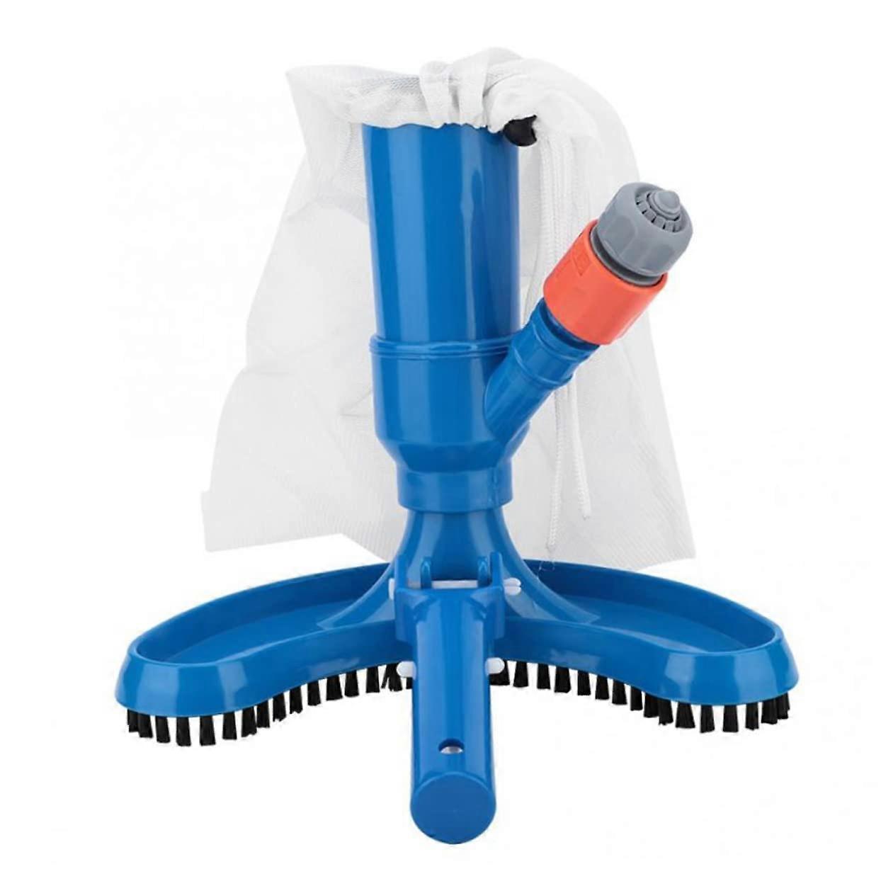 Telescopic Pole Compatible Pool Vacuum Head Easy Install No Tools Needed