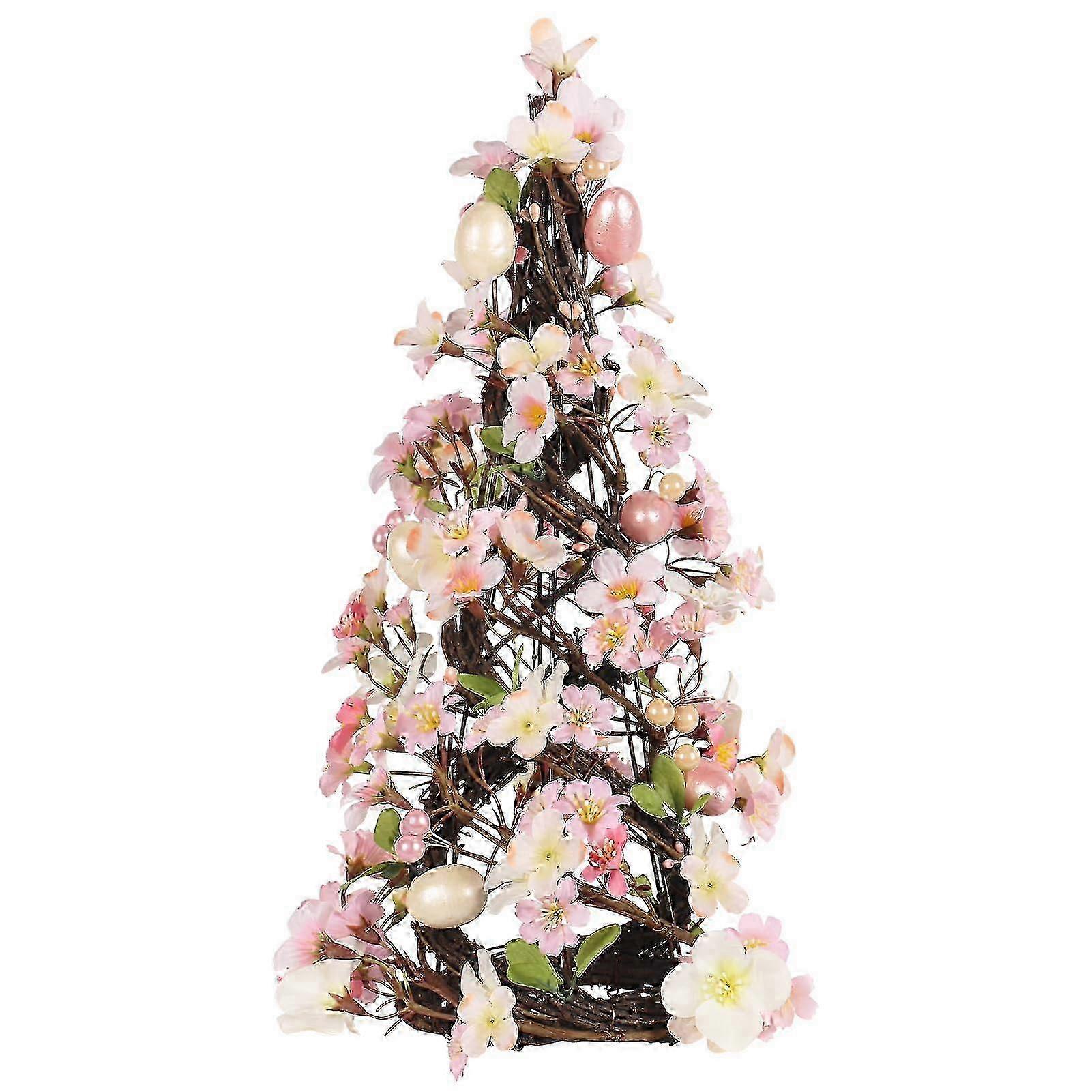15.7 Inch Artificial Easter Egg Tree for Spring Party Table Decoration and Home Decor