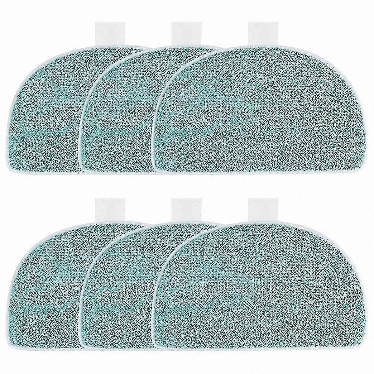 6-Pack Microfiber Mop Pads for Steam Mop Replacement, Compatible with Various Models