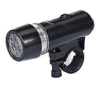 Waterproof 5 Led Lamp Bicycle Bike Front Head Light + Rear Safety Flashlight Bk
