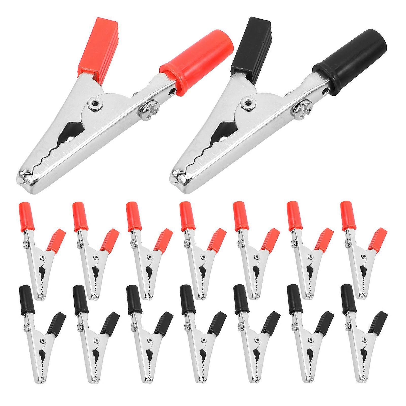 Metal Clips Electrical Test Heavy Duty Clamps 100Pcs Insulated Set