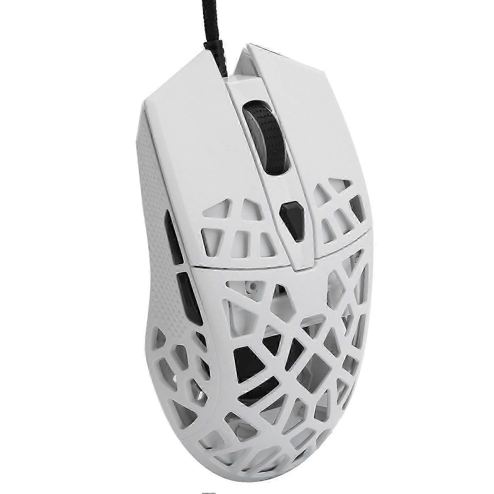 2025 AJAZZ Gaming Mouse 6 Keys 6Speed DPI Adjustable Hollow Design Wired Computer External Device