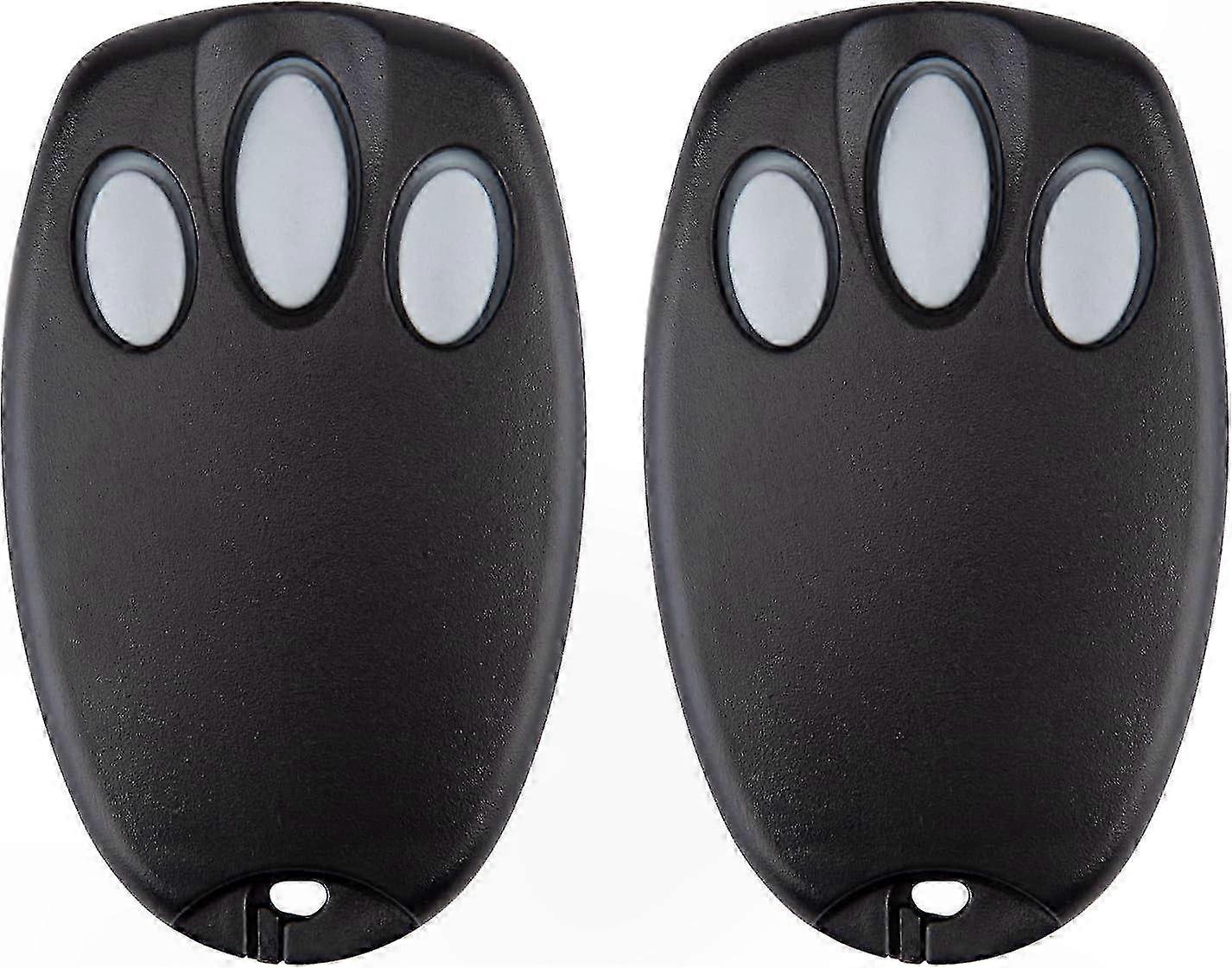 2-Pack Rolling Code Garage Door Remote Compatible with Universal Systems
