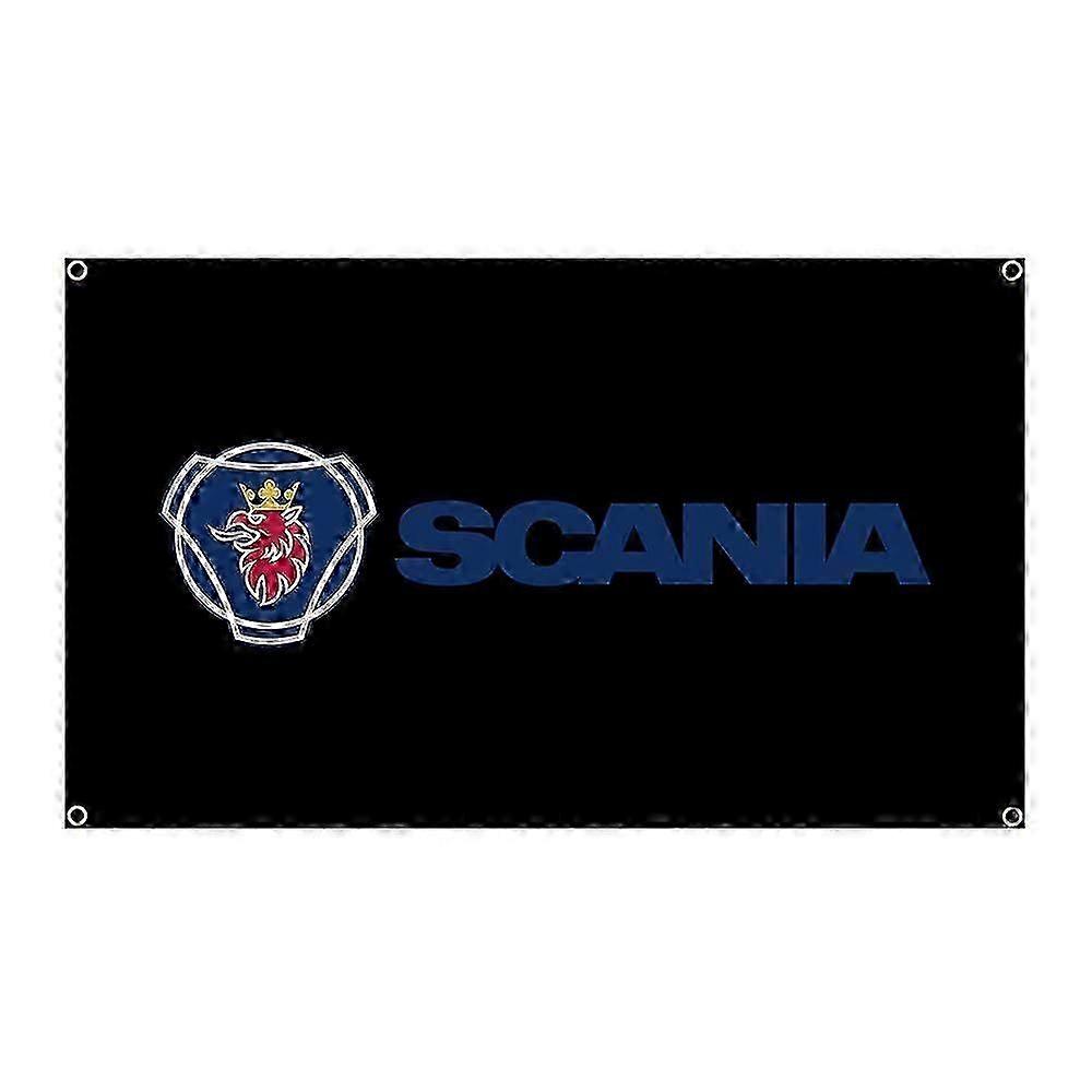 90x150cm Scanias 卡车汽车旗帜聚酯印刷赛车汽车横幅装饰挂毯