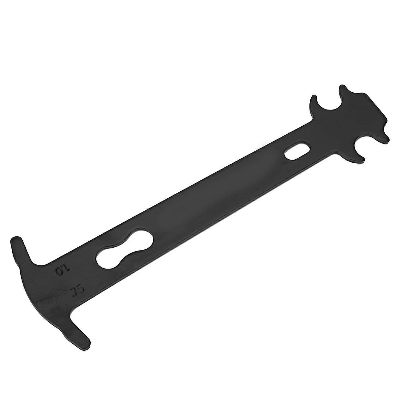 Steel Chains Linear Wear Indicator For Single And 6/8/9/10Speed Bicycle Chains Wear Tool To Prevent Breakage Black