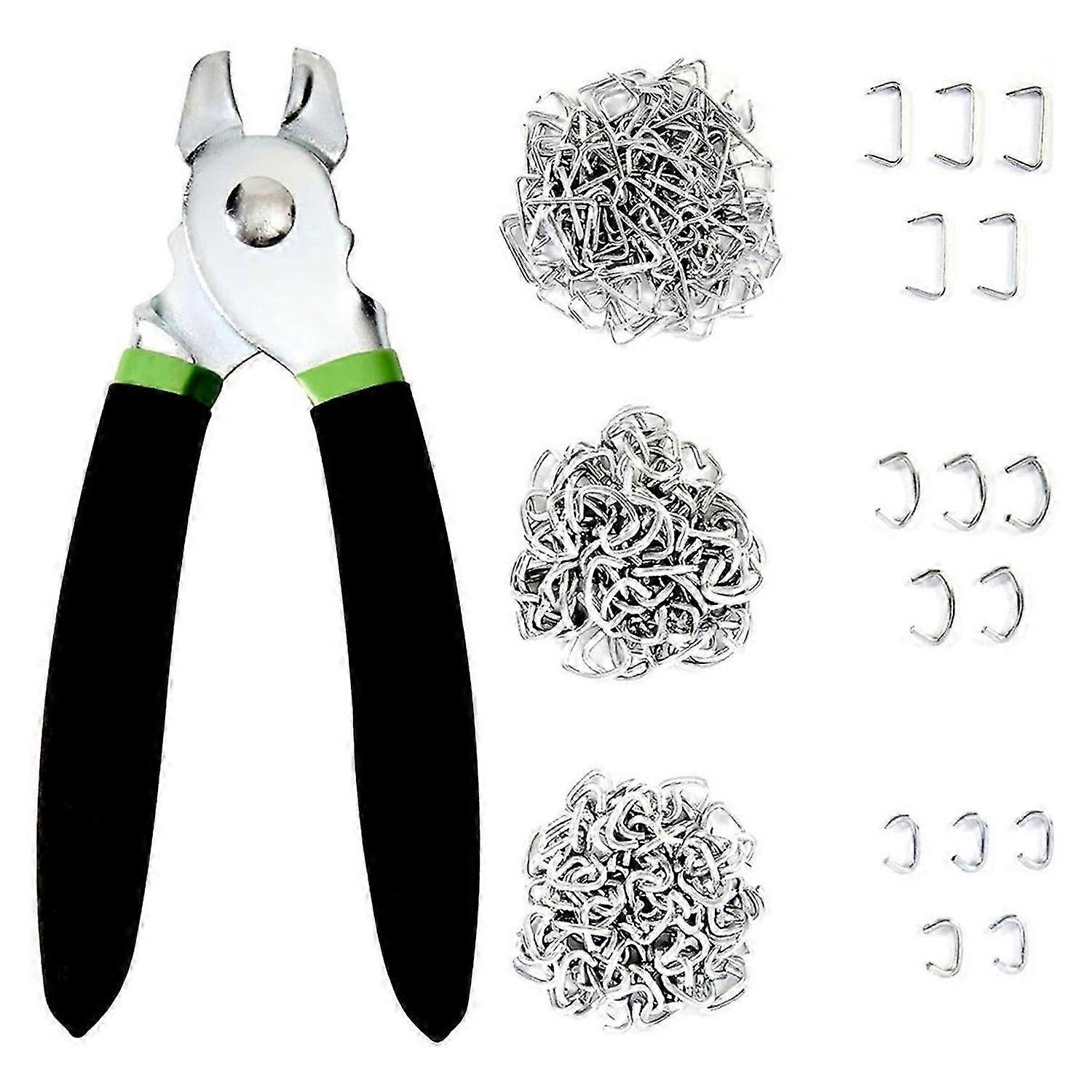 Hog Ring Pliers Kit for DIY Craft&Bagging
