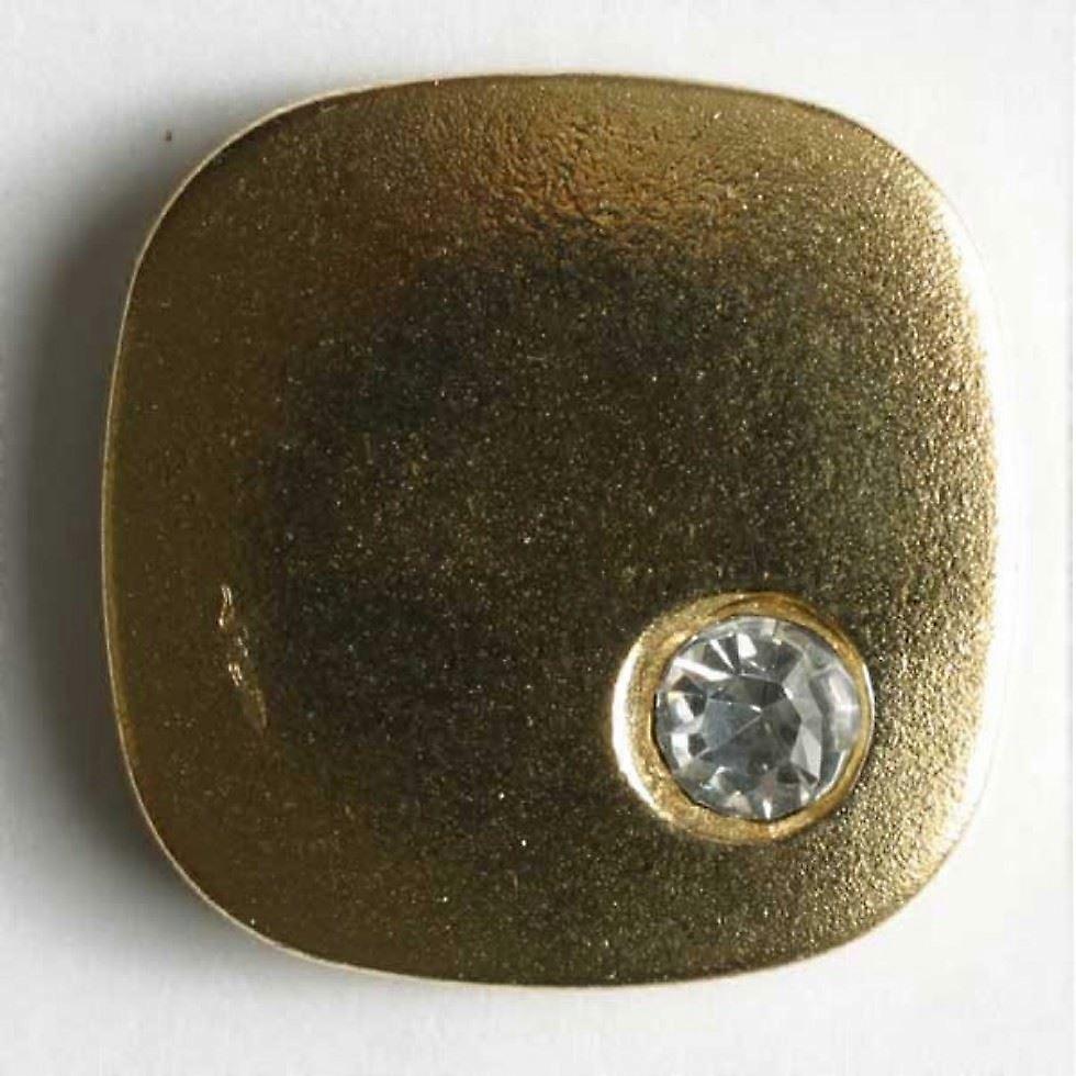 Dill Square Diamante Buttons (Value Pack)
