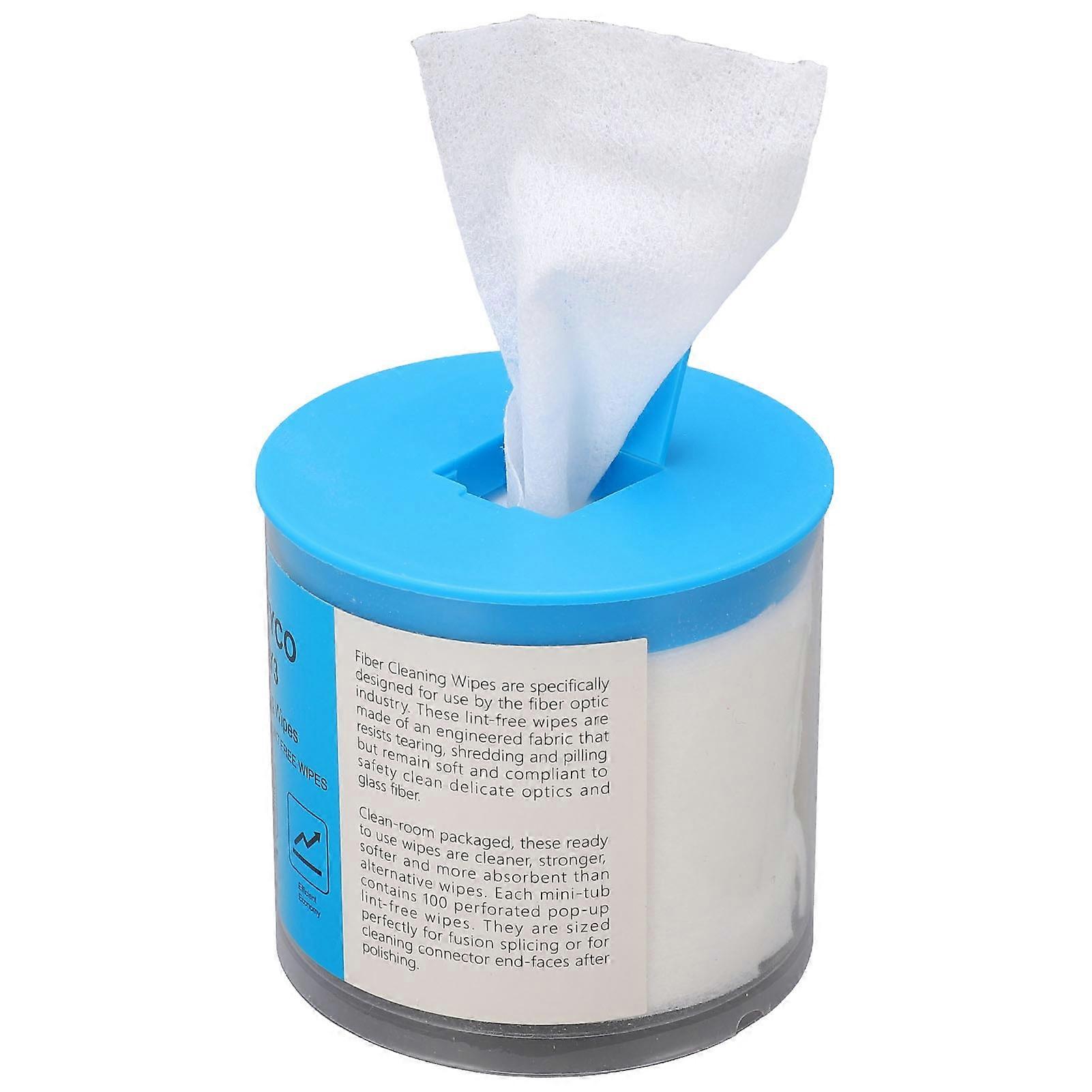 180 pieces per box Fiber Optic Wipes Fiber Optic Cable End Connector Cleaning Dust Removal Paper