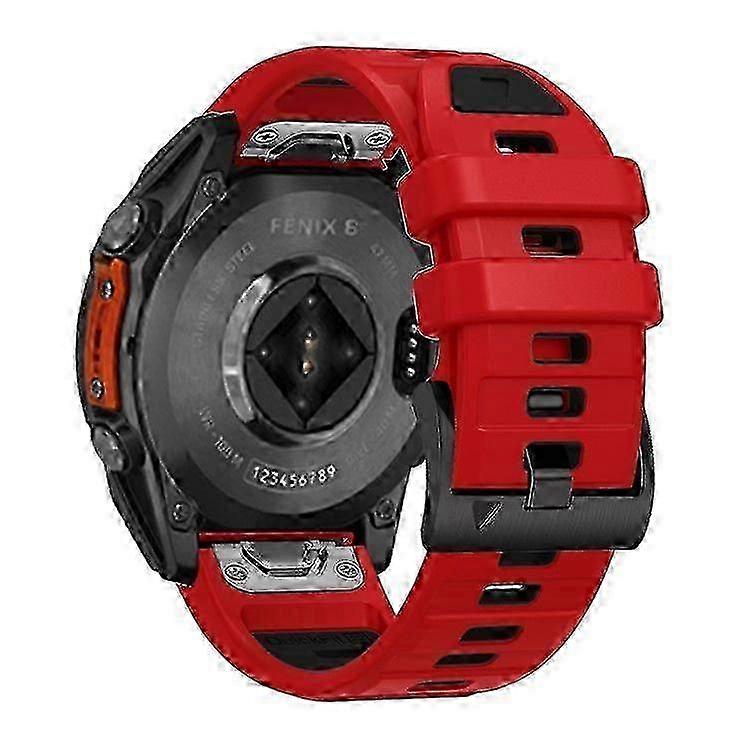 22mm Watch Strap For Garmin Fenix 8 47mm/ Fenix E 47mm/ Quatix 7 Pro Universal Silicone Band