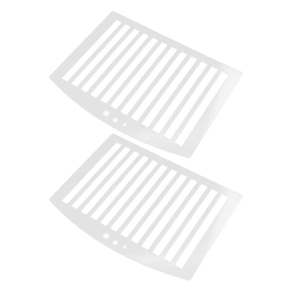4Pcs Transparent Plastic Ruler for School Supplies Political Exam Use