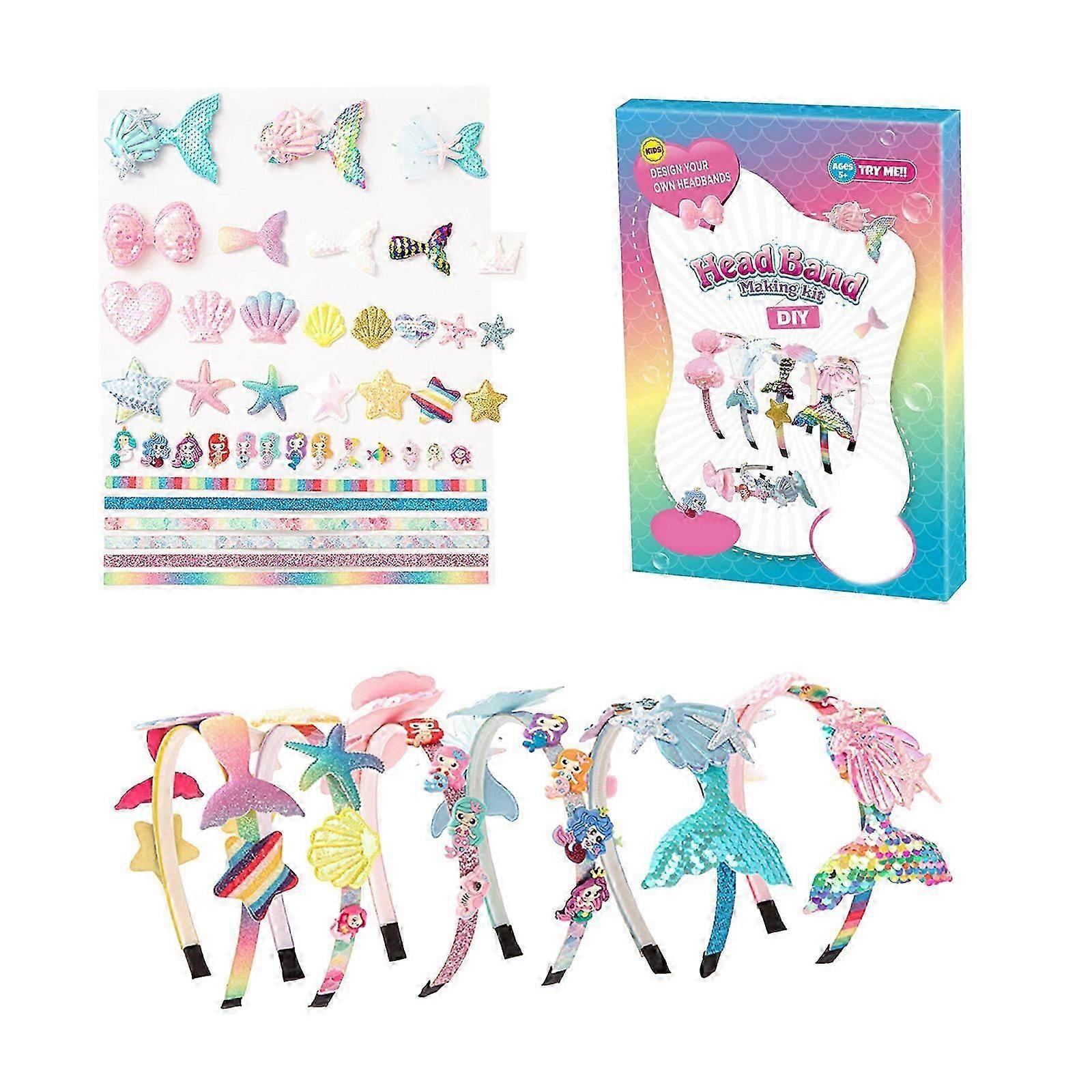 Handmade Headband with Girl DIY Princess Headband Making Craft Inspire Creativity and Artistic Expression Using Tool