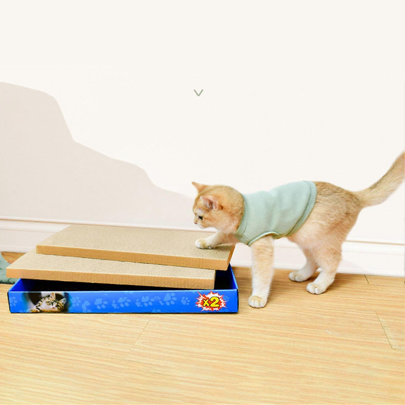 2pcs Double Sided Cat Scratcher Pads 51.7x21.4x5.3cm with Box
