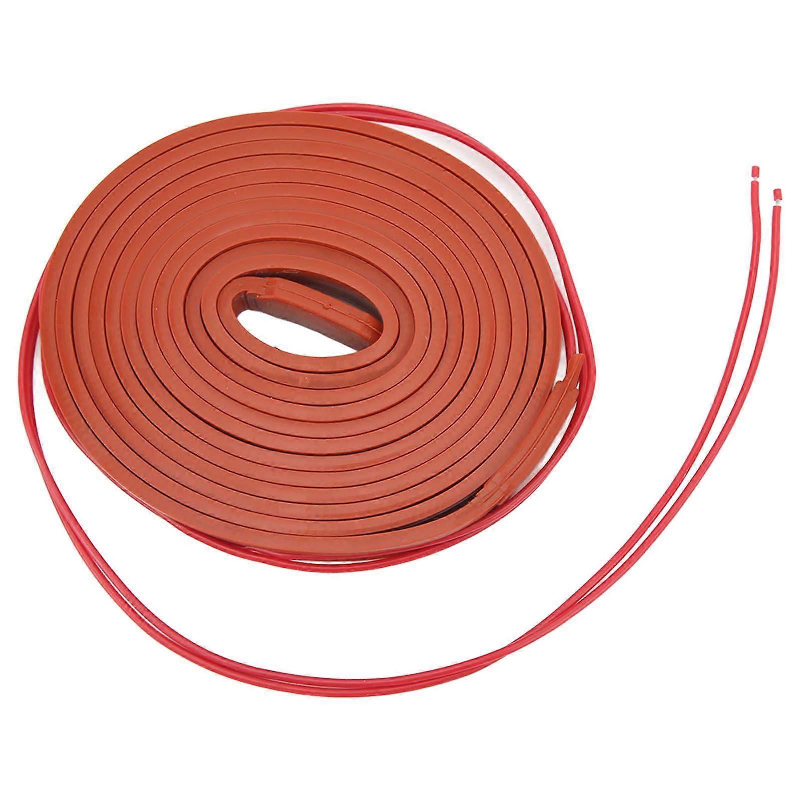 Silicone Heating Tape Belt Waterproof Flexible Automatic Control 120W for Air Compressor DC12V