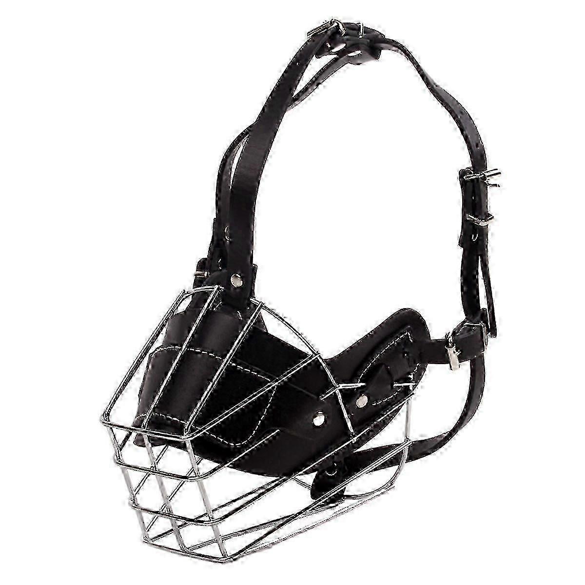 Bull Terrier Muzzle For Reliable Training, Anti-Biting Solution With Neoprene Padding And Breathable Wire Basket