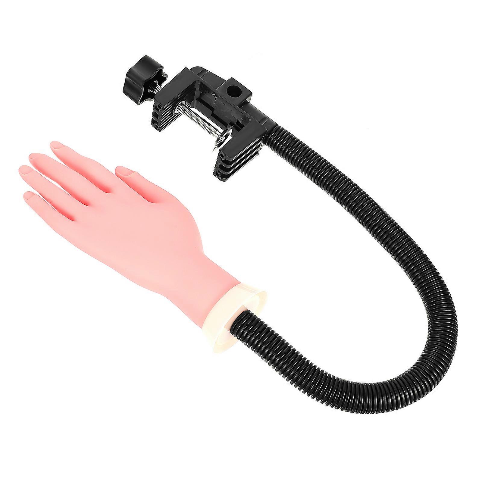 Hand Model Fake Nails Nail Practice Tool for Nail Art 1Pcs Plastic