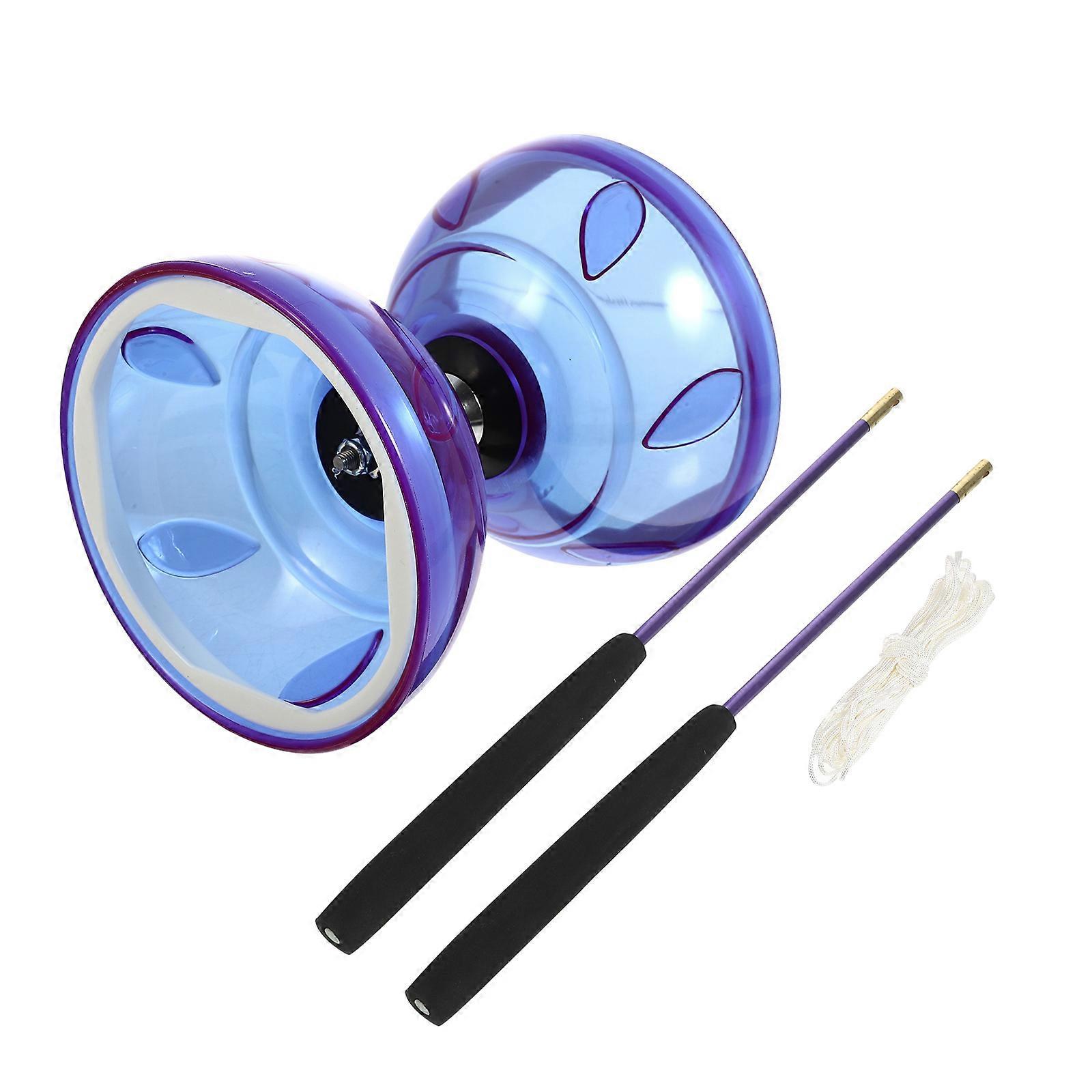 Initial Learning Chinese Yo Yo Toy for Playing 1Set Professional Juggling Diabolo