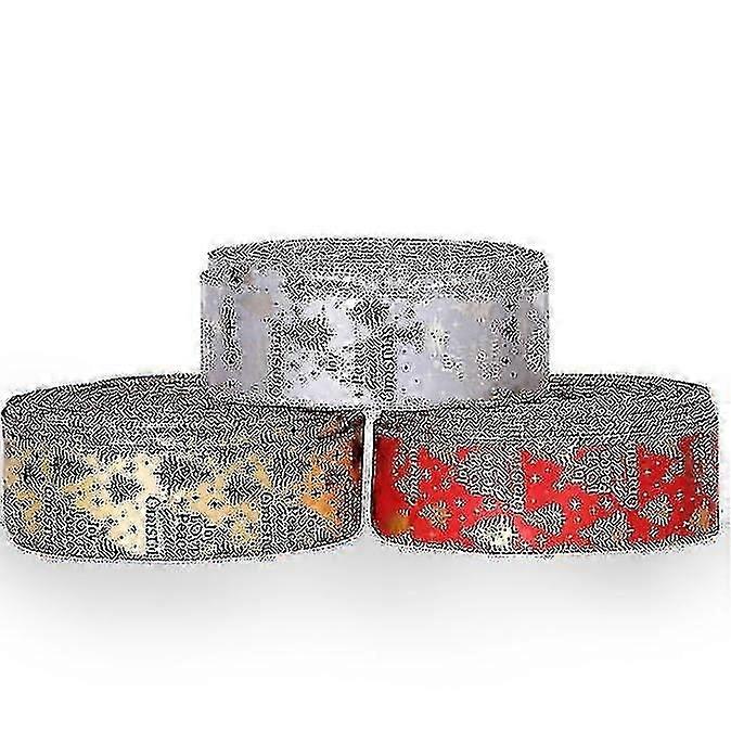 5m Printing Letter Christmas Tree Ribbon Ornaments Home Decoration