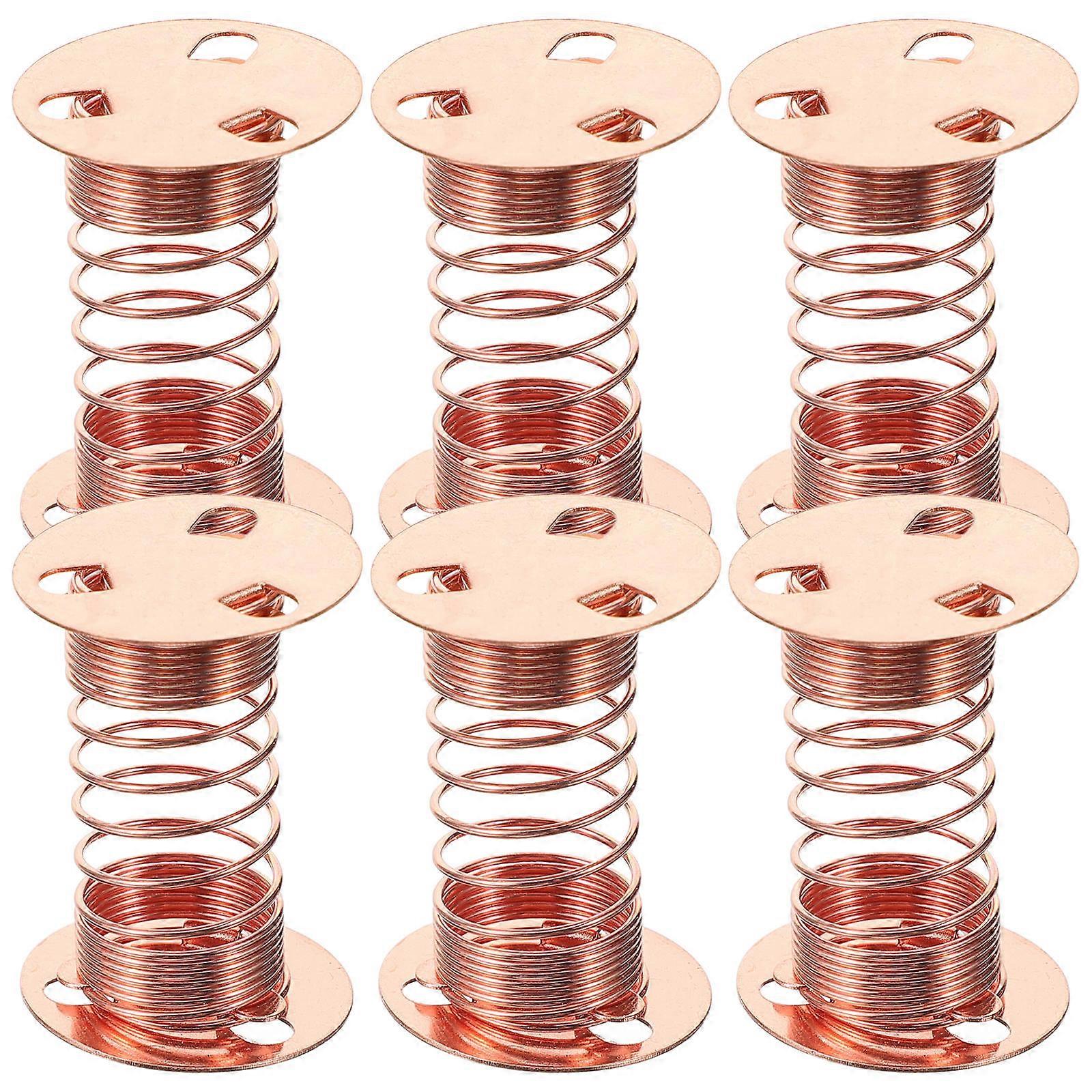 Adhesive Spring Base Toy Base Car Dashboard Spring Replacement Versatile Metal 10Pcs