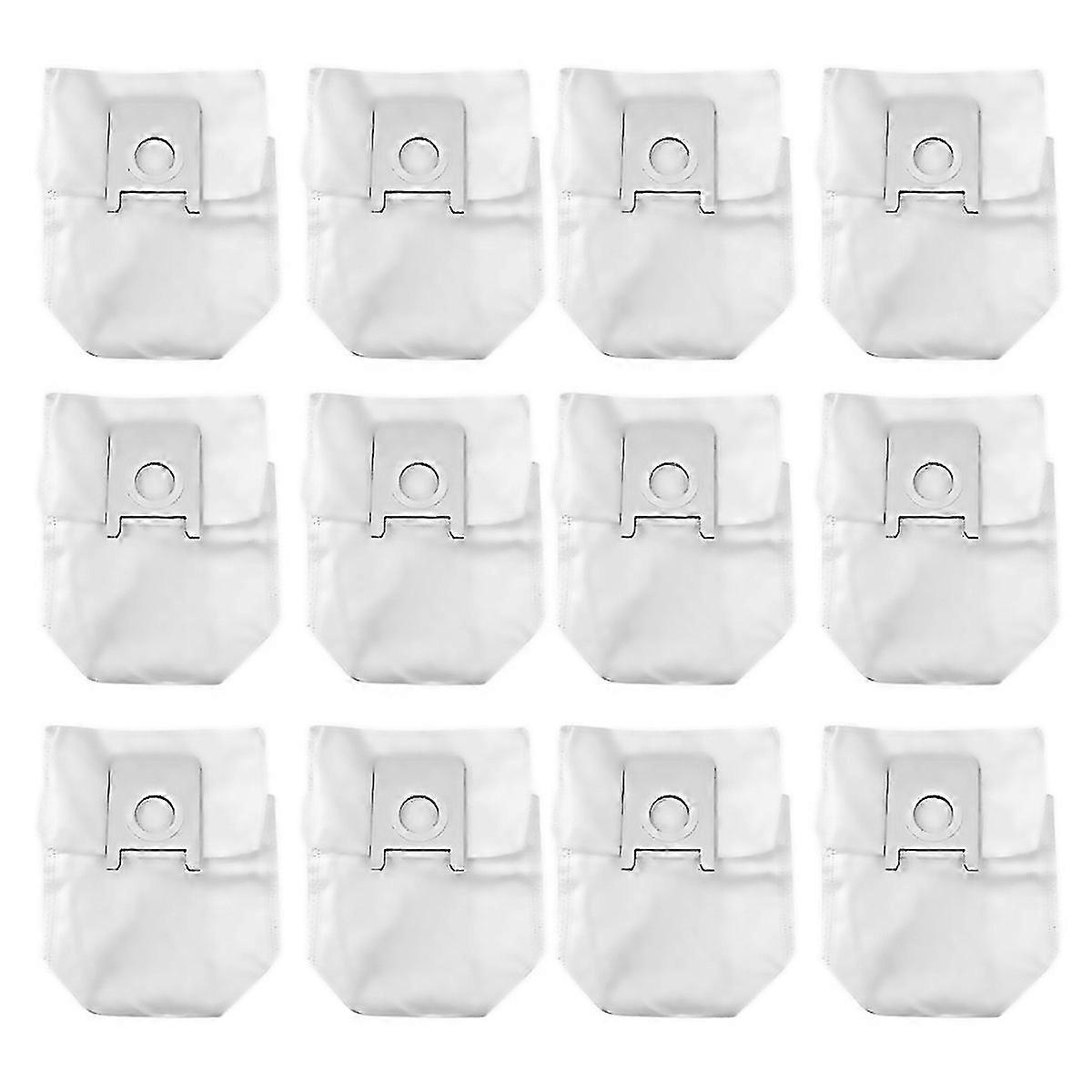 For 12 Pcs For Roidmi Eve Plus Robot Vacuum Cleaner Parts Dust Bag Garbage Storage Bag Acces