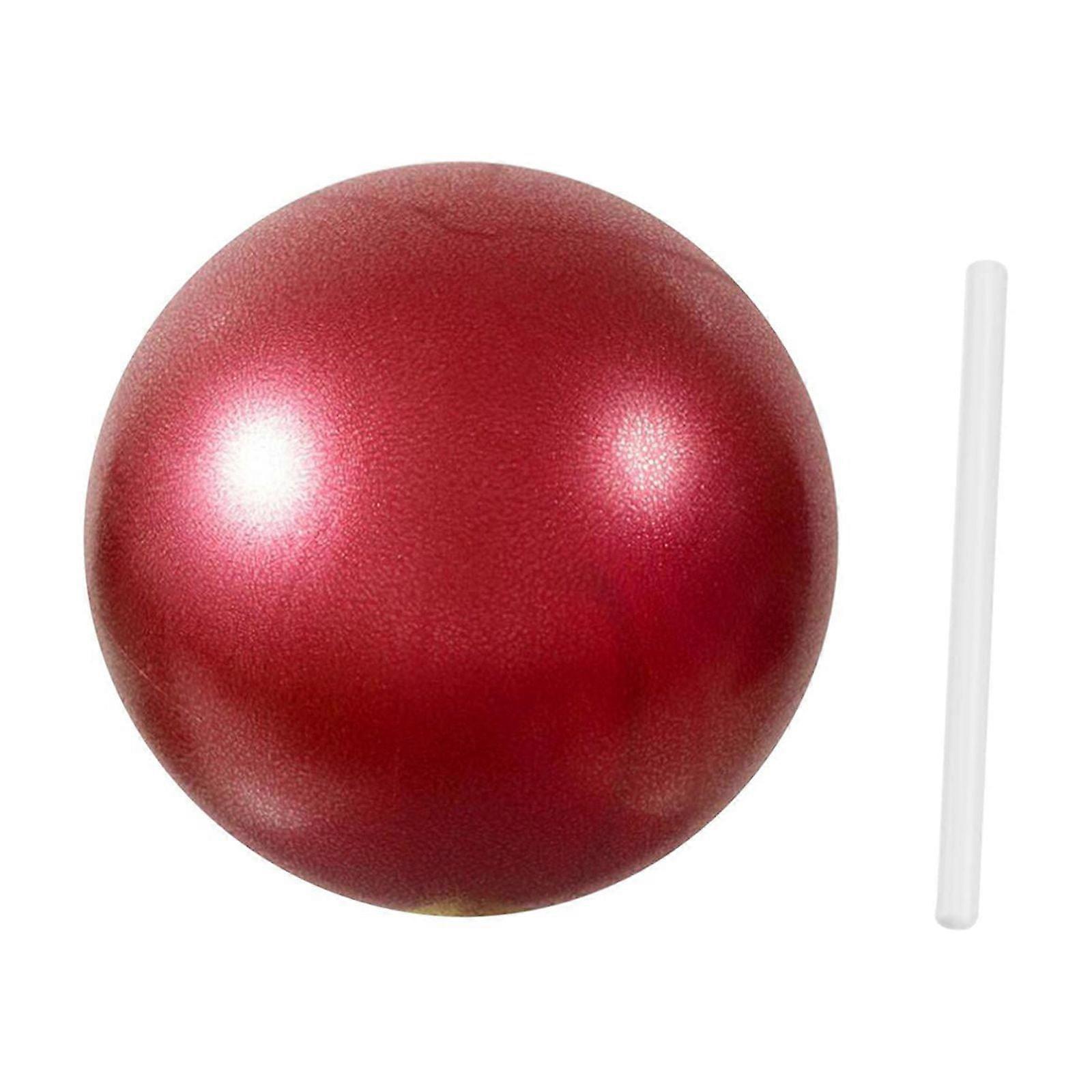 Small Pilates Ball 9 inch Exercise Ball for Stretching Working Out Stability Red