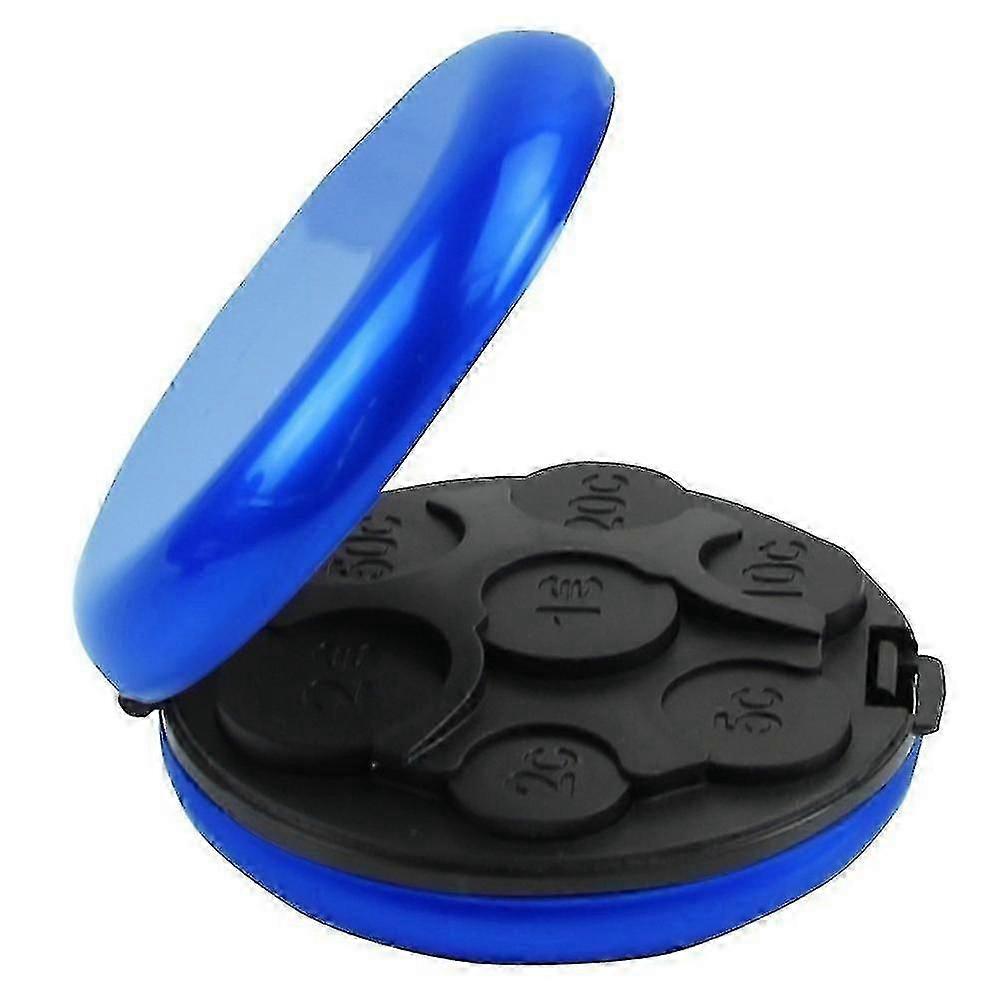 Durable Aluminum Alloy Coin Dispenser with Fall-Resistant Design for Wallet or Storage