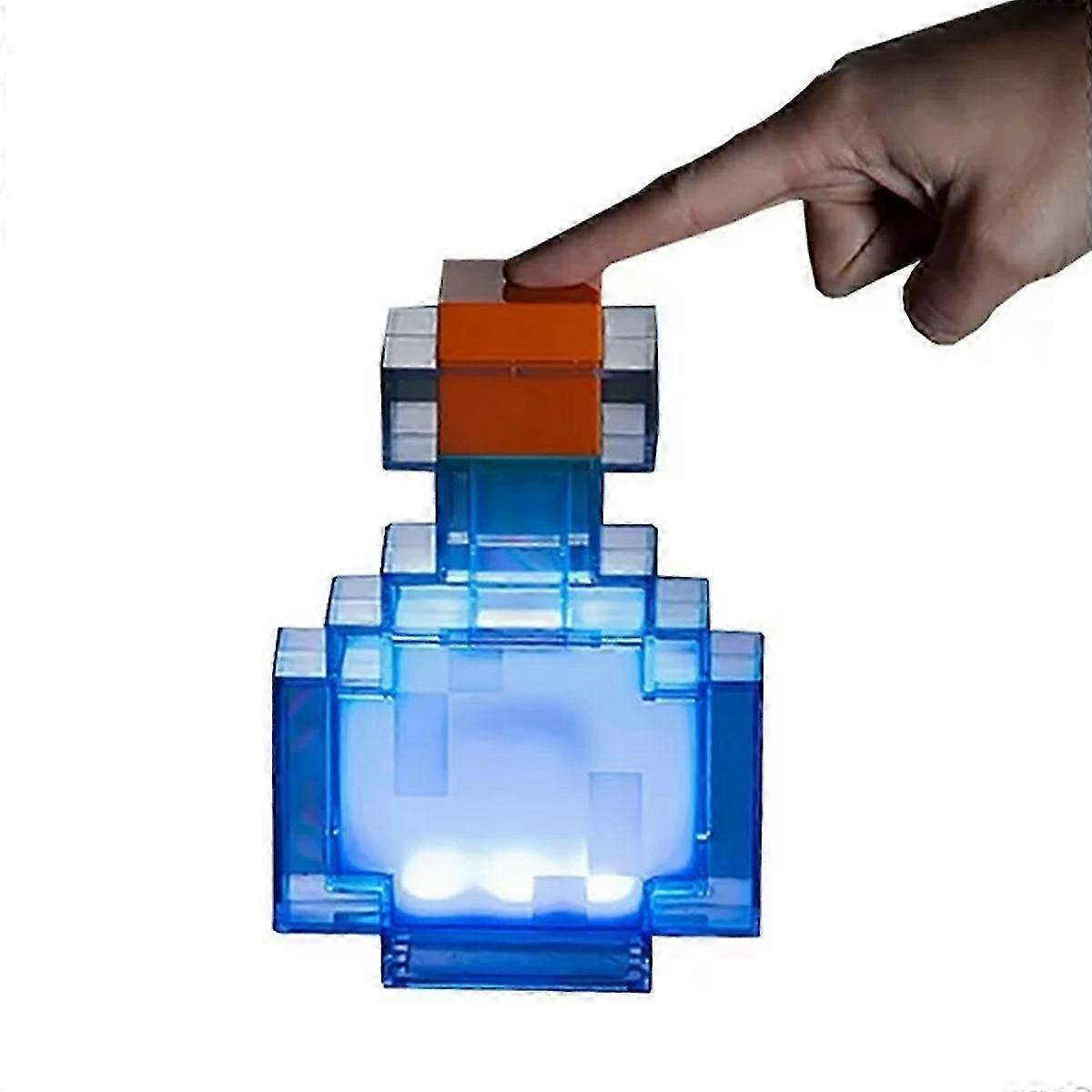 Minecraft Potion Bottle Color-Changing LED Desk Lamp | 7 Inch Night Light 2025