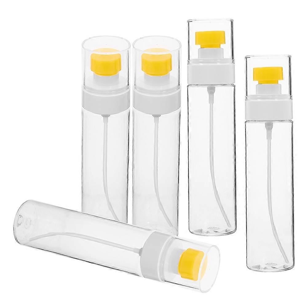 Refill Perfume Bottle 5Pcs Travel Empty Containers Transparent Pet Refillables for Daily Use