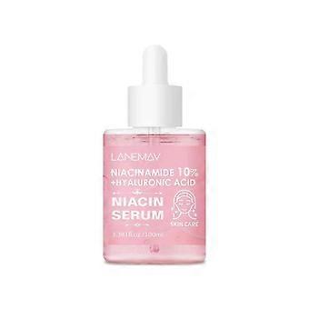 Niacinamid Anti-Aging Whitening Serum Hyaluronsäure Gesichtsserum zur Porenminimierung, Entfernung dunkler Flecken, Mitesser, Feuchtigkeitsspendend 2025