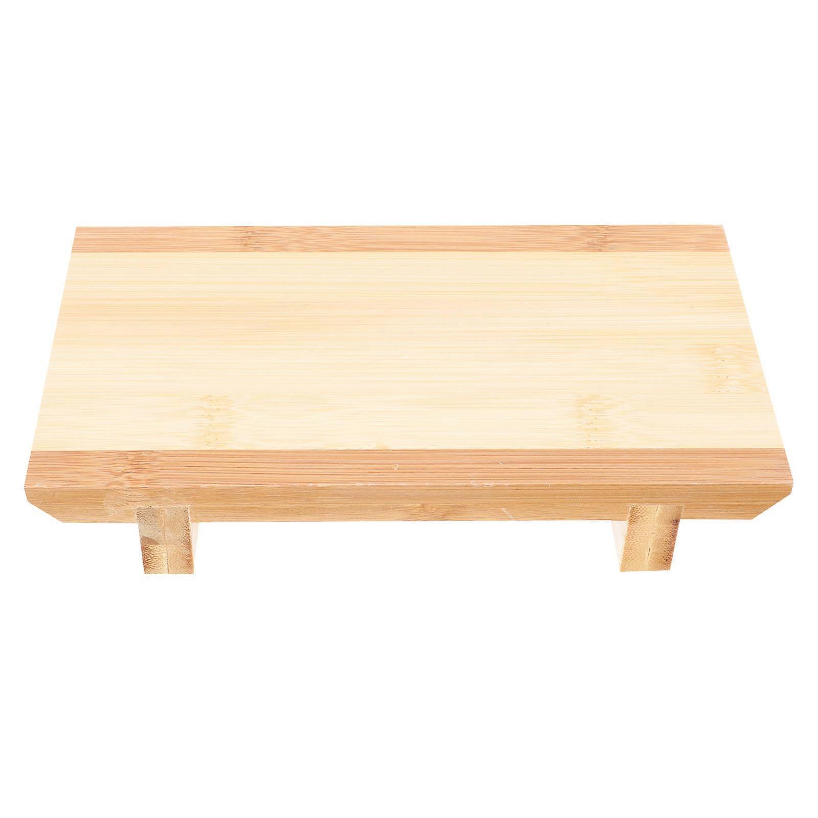 Seafood Plate Wooden Rectangular For Food Storage In Family Dinners 1Set