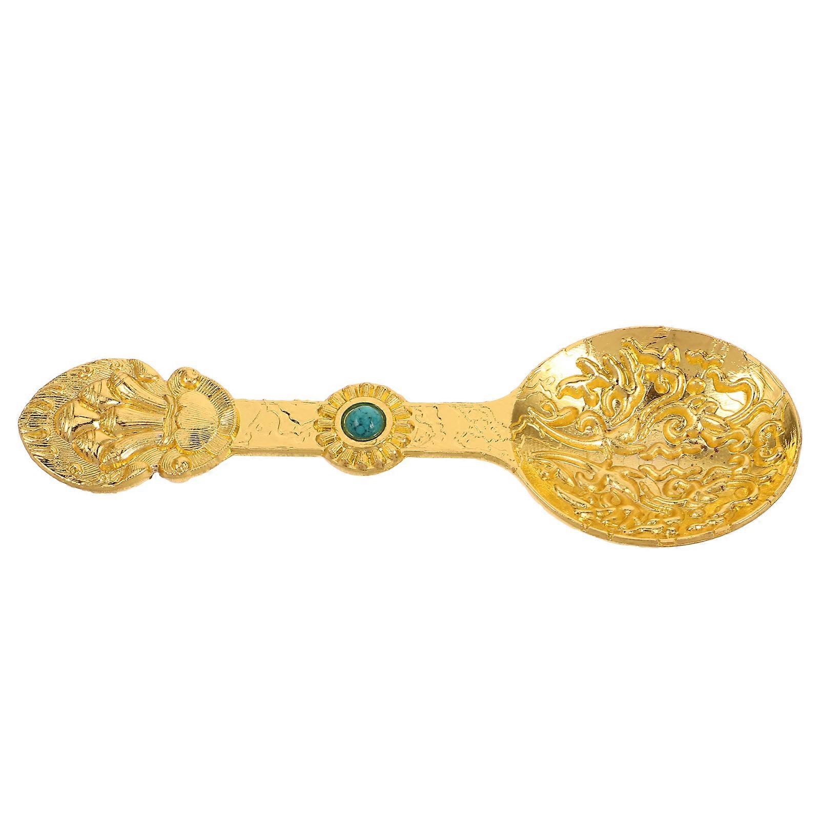 Style Coffee Spoon for Home Use 3Pcs Multifunction Round Spoon