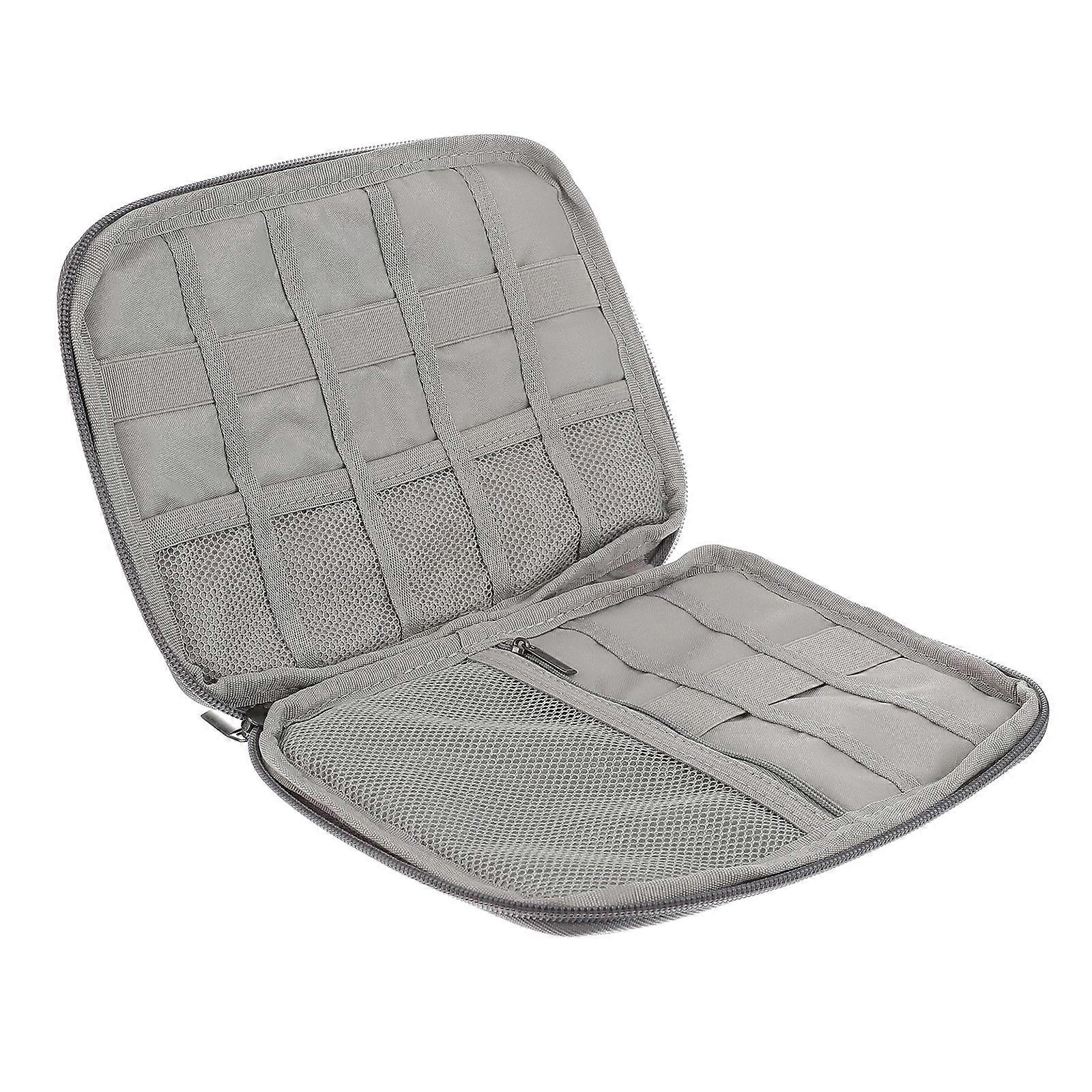 Watch Strap Organizer Pouch for Storage 1Pcs Grey Durable Cloth Material