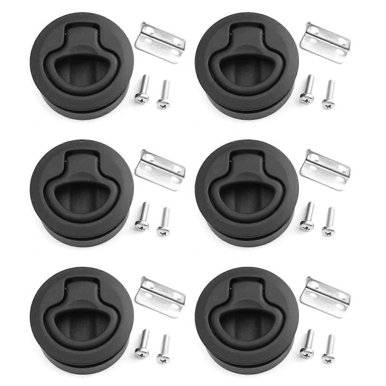 6X Slam Latch Hatch Round Pull Latch 1/2 Inch Door Replace M1-63 RV Marine