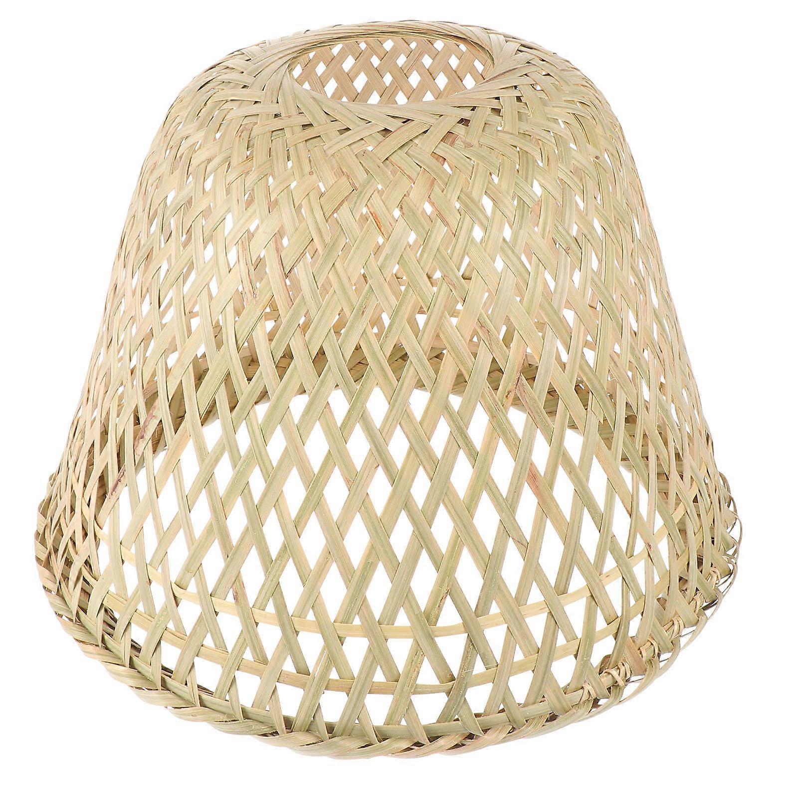 Chic Light Accessory Bamboo Woven Lampshade for Home 2Pcs