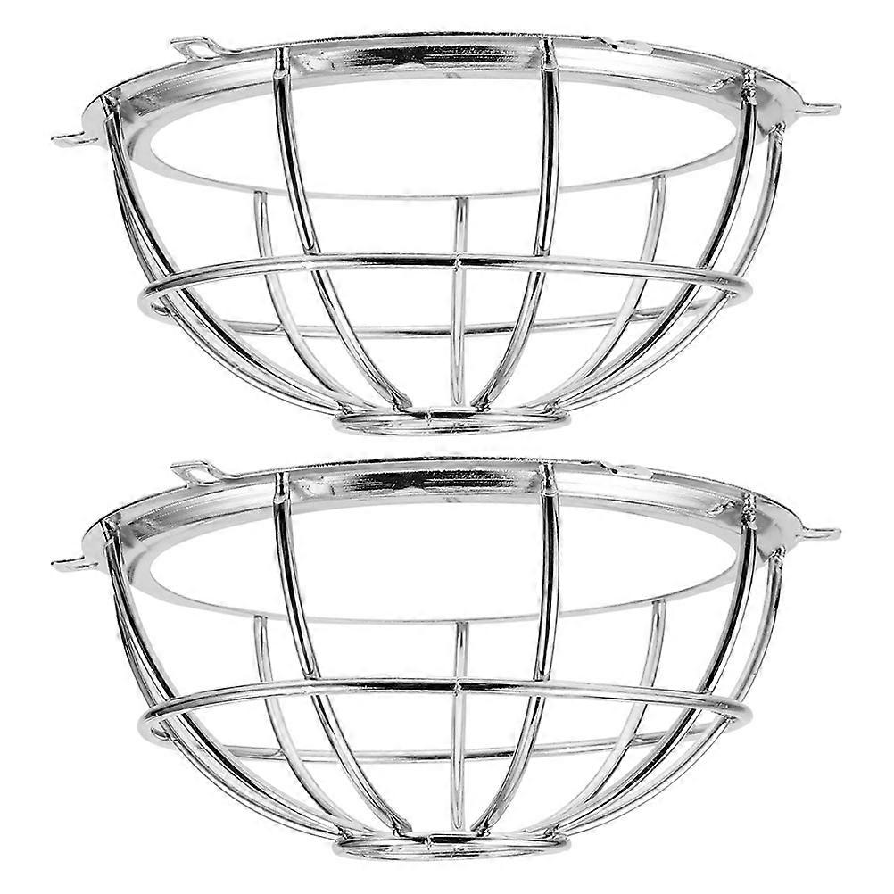 Detector Protective Cover for Protection 4Pcs Iron Silver Housing