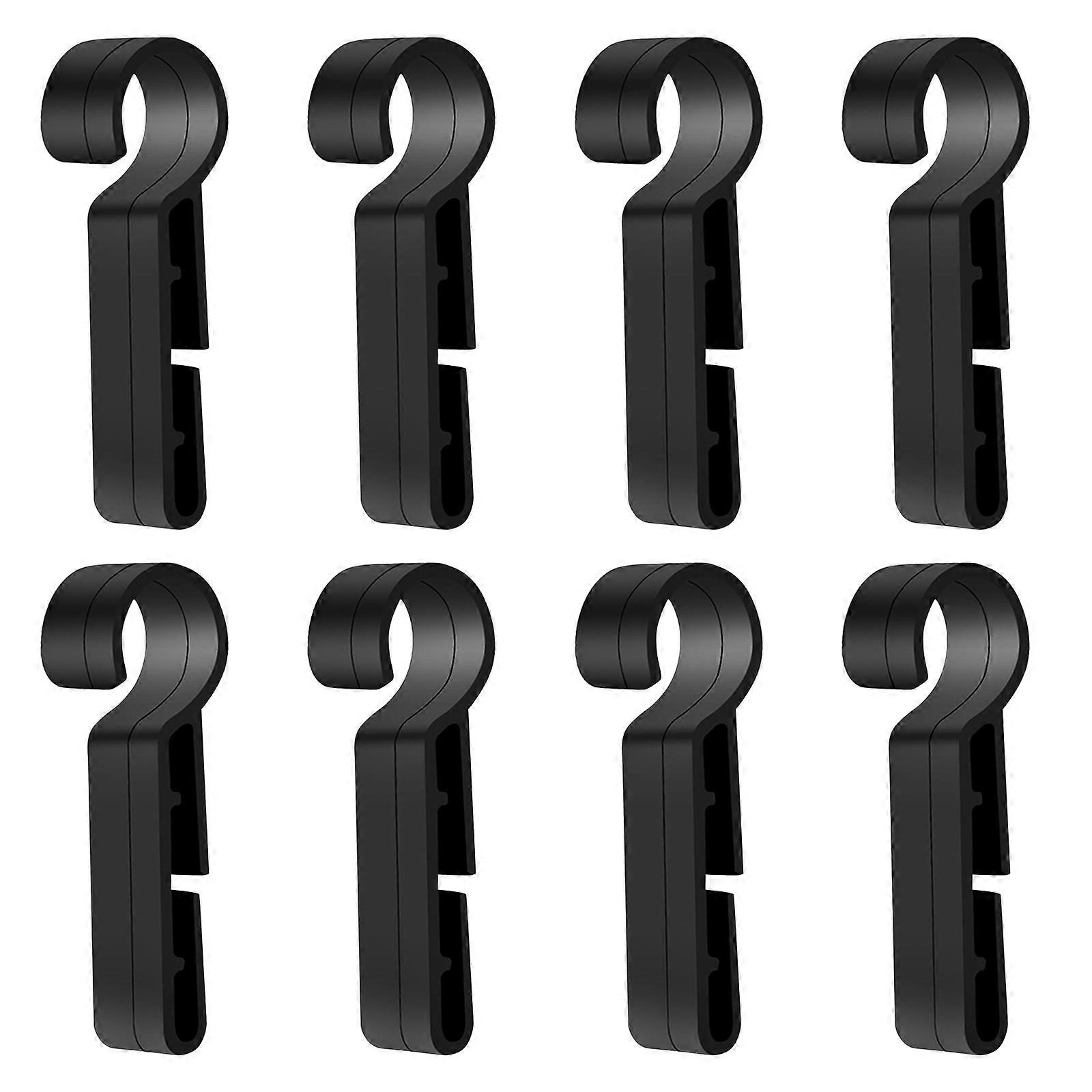 Hard Hat Light Clips 16 Pcs Secure Headlamp for Users Night Work Lightweight Durable Plastic Fasteners