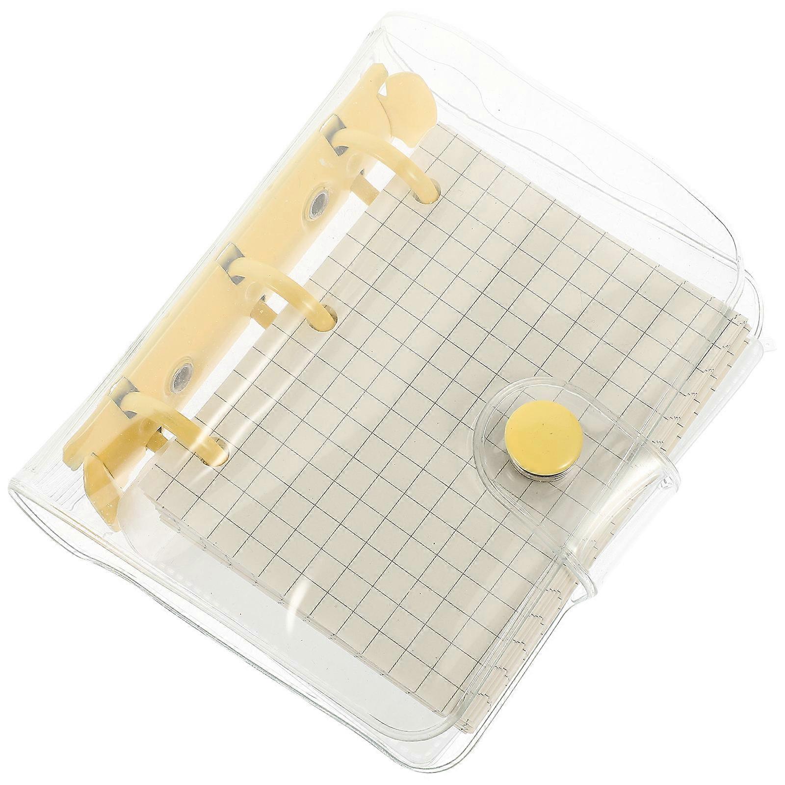 Transparent Cover Notepad Small Notepad for Writing Use 4Pcs Mini Binder